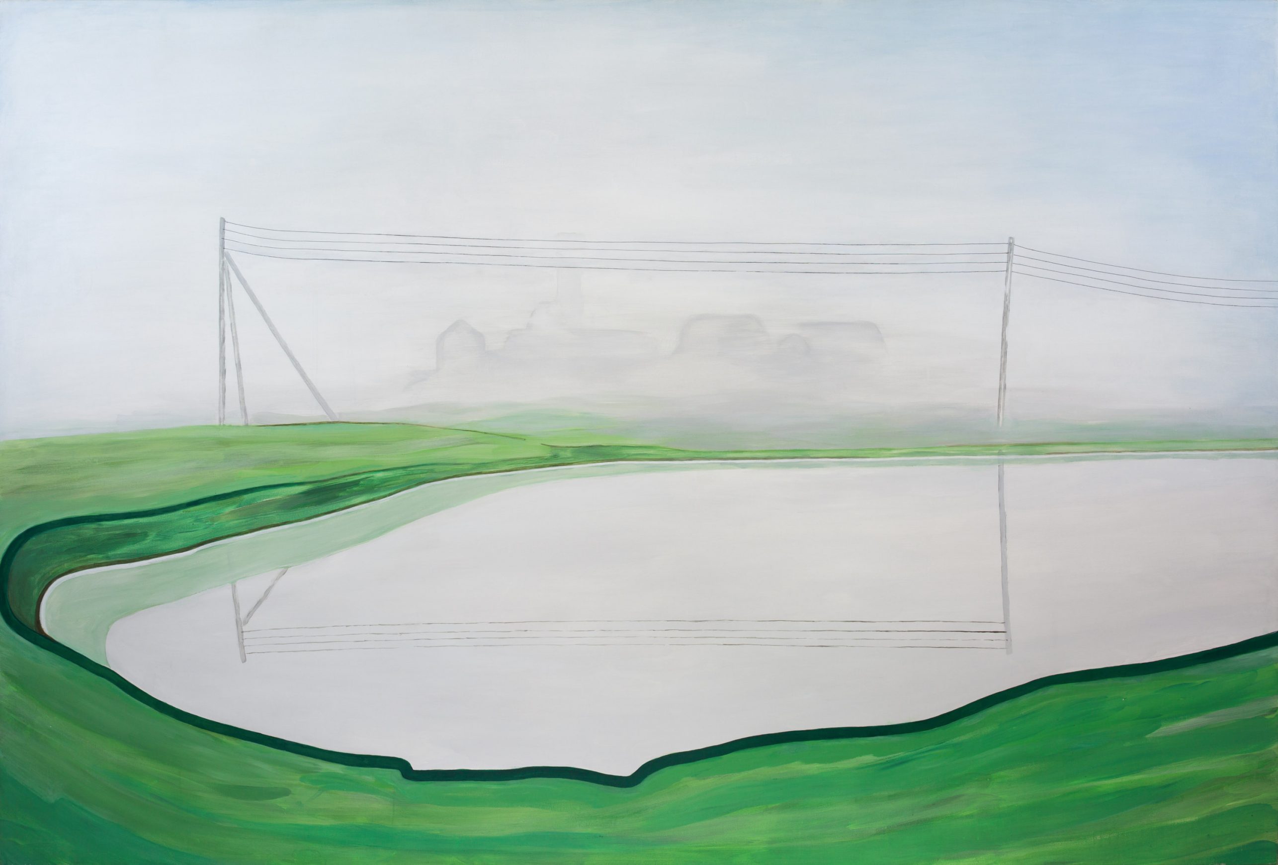 Reminiscences 9-11 (foggy summer)  2011 140cm x 210cm Acrylic, Canvas (a) – Copy (4)