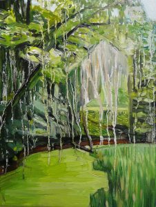 Green Landscape 3-10. Oil, canvas. 40x30cm. 2015-2