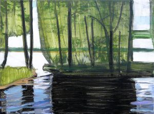 Lakesides 3-62015 30cm x 40cm Acrylic canvas – Copy