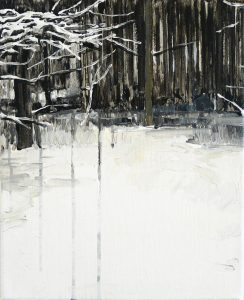 Outskirts Winter 2-5 201535cm x 28cm Acrylic canvas