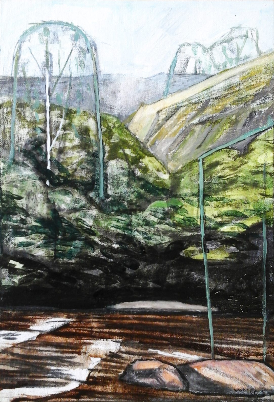 Andorra 6-6 2016 30×20 Oil canvas. Oil, canvas