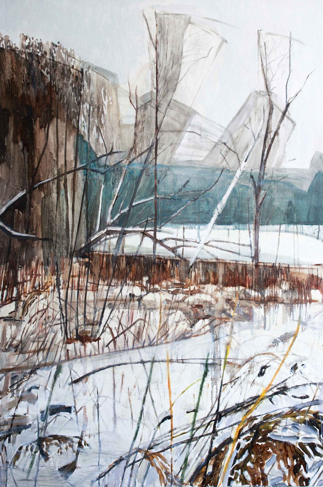 Thicket – winter, 2016. 120 x 80 cm. Oil, canvas – Copy