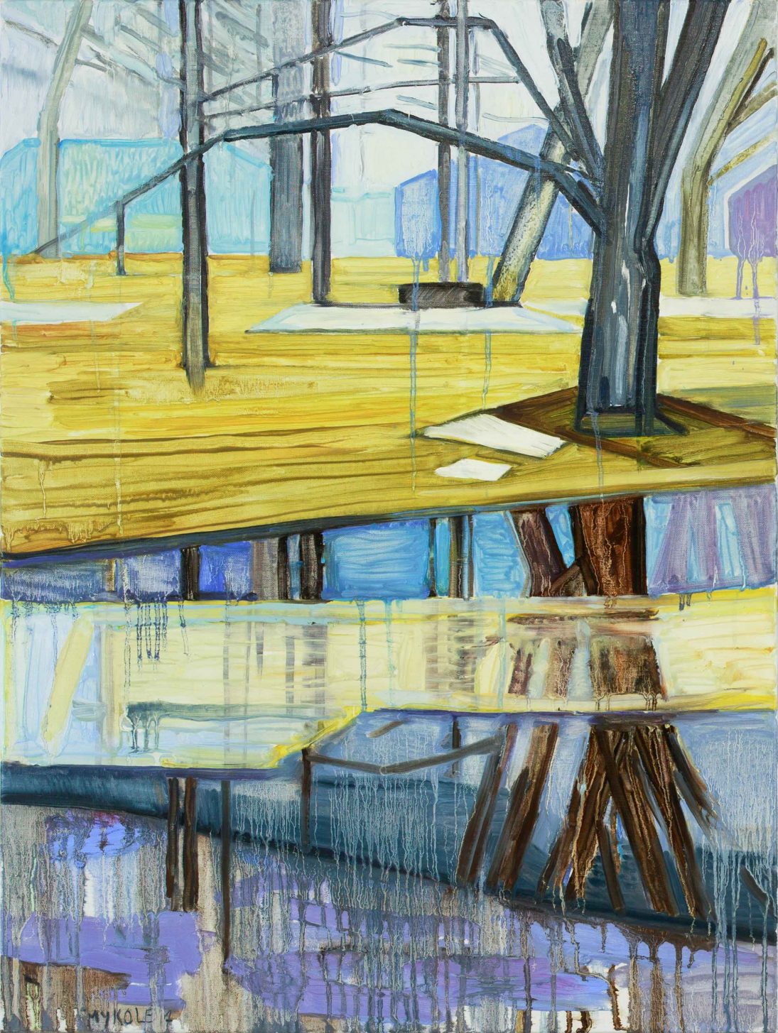 Saari 5-14. Oil, canvas. 80x60cm. 2017