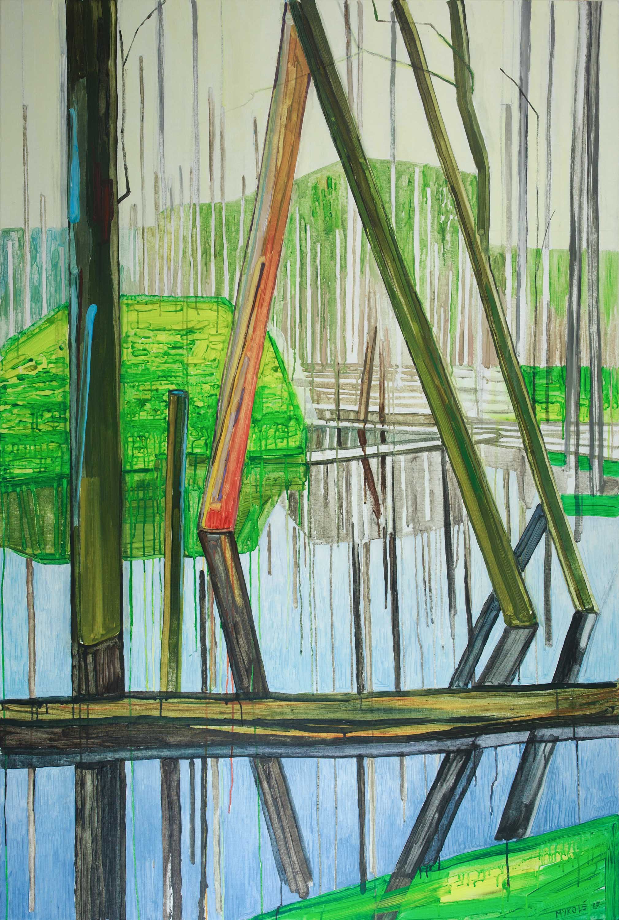 Marsh 1. Acrylic, canvas. 180x120cm. 2017 – Copy (2)