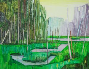 Marsh 10. Acrylic, canvas. 70x90cm. 2018