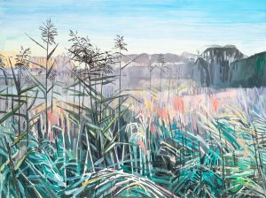 Meadows 1, 2021. Oil, canvas. 146×195 cm
