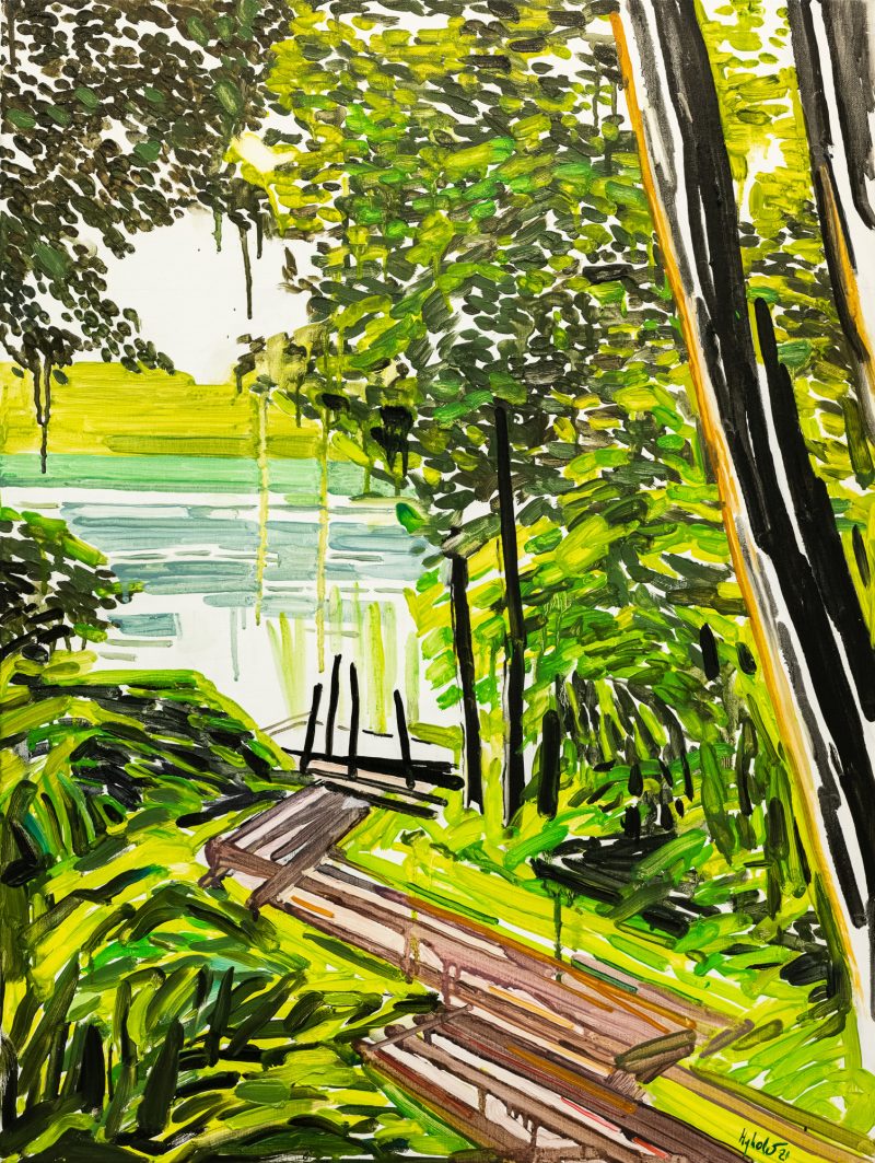Jungle 2, 2021. Oil, canvas. 80×60 cm 2