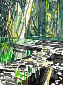 Jungle 6, 2021. Oil, canvas. 120×90 cm